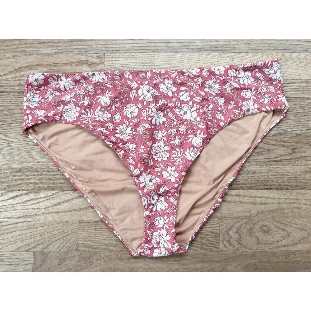 J.Crew Floral High-Waisted Bikini Bottom - Size 3X